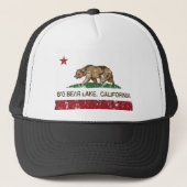 californië vlag groot beer meer in nood trucker pet (Voorkant)