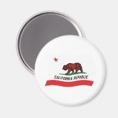 Californië Vlag Magneet (Voorkant / Achterkant)