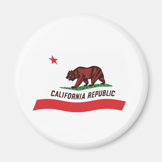 Californië Vlag Magneet (Voorkant)
