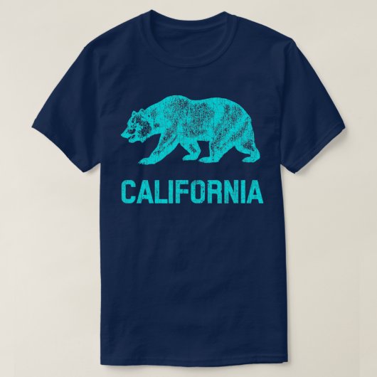 Californië — Vlag met Beer T-Shirt (Design voorkant)