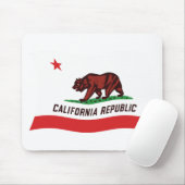Californië Vlag Muismat (Met muis)