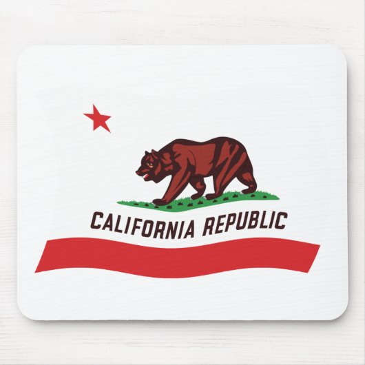 Californië Vlag Muismat (Voorkant)