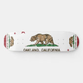 californië vlag oakland skateboard (Horizontaal)