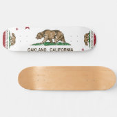 californië vlag oakland skateboard (Horizontaal)
