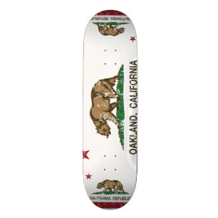 californië vlag oakland skateboard