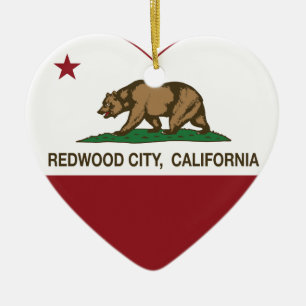 californië vlag rowood centrum keramisch ornament