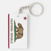 californië vlag santa rosa hart sleutelhanger (achterkant)