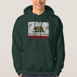Californië-vlag West Sacramento Hoodie