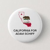 CALIFORNIË voor Adam Schiff SENAAT Ronde Button 5,7 Cm (Voorkant)