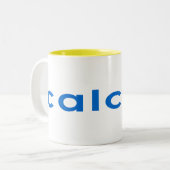 Californië - voor altijd - koel tweekleurige koffiemok (Voorkant links)