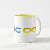 Californië - voor altijd - koel tweekleurige koffiemok (Voorkant rechts)