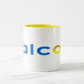 Californië - voor altijd - koel tweekleurige koffiemok (Center)