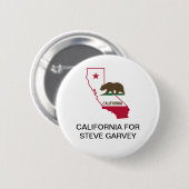 CALIFORNIË voor Steve Garvey SENATE Button (Voorkant /achterkant)