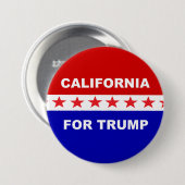 Californië voor Trump Ronde Button 7,6 Cm (Voorkant /achterkant)