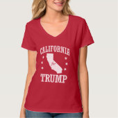 CALIFORNIË VOOR TRUMP T-SHIRT (Voorkant)