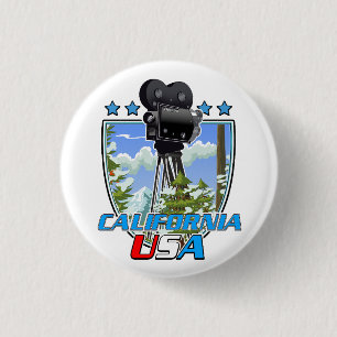 Californië VS Ronde Button 3,2 Cm