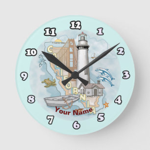 Californië Vuurtoren Klok