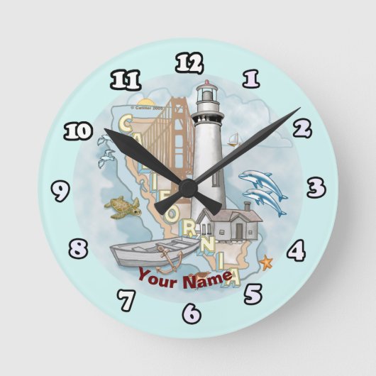Californië Vuurtoren Klok (Voorkant)