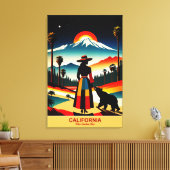 Californië: Waar zonneschijn woont Canvas Afdruk (Insitu (Woonkamer))