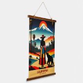 Californië: Waar zonneschijn woont Hangend Wandkleed (Gebogen)