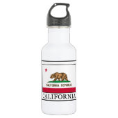 Californië Waterfles (Voorkant)