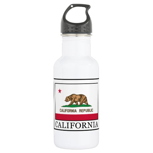 Californië Waterfles (Voorkant)