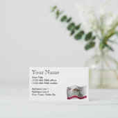 Californië Waving Flag Visitekaartje (Staand voorkant)