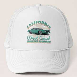 Californië Westkust Vintage Auto  Trucker Pet