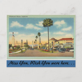 Californië, Westwood Village Briefkaart