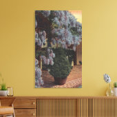 Californië-Wisteria-Plant in Bloom Canvas Afdruk (Insitu (Woonkamer))