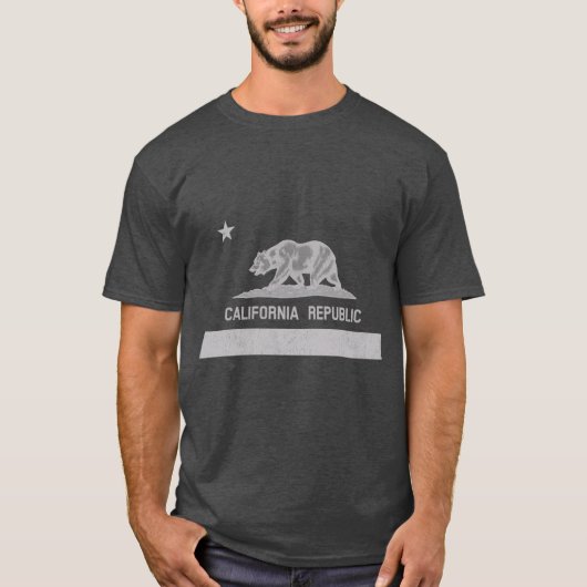 Californië (wit) t-shirt (Voorkant)
