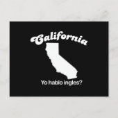 Californië - Yo hablo enkelgelt T-shirt Briefkaart (Voorkant)