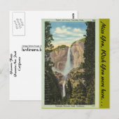 Californië, Yosemite-Herfsten Briefkaart (Voorkant / Achterkant)