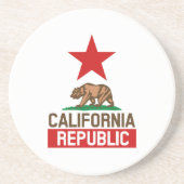 Californië Zandsteen Onderzetter (Voorkant)