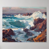 Californië Zee Scape | Edgar Alwin Payne Poster (Voorkant)