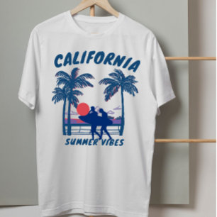  californië zomervibes t-shirt