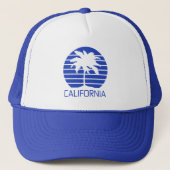 Californië Zonsondergang Trucker Pet (Voorkant)