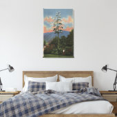 CaliforniëCentury-Plant in Bloom Canvas Afdruk (Insitu (Slaapkamer))