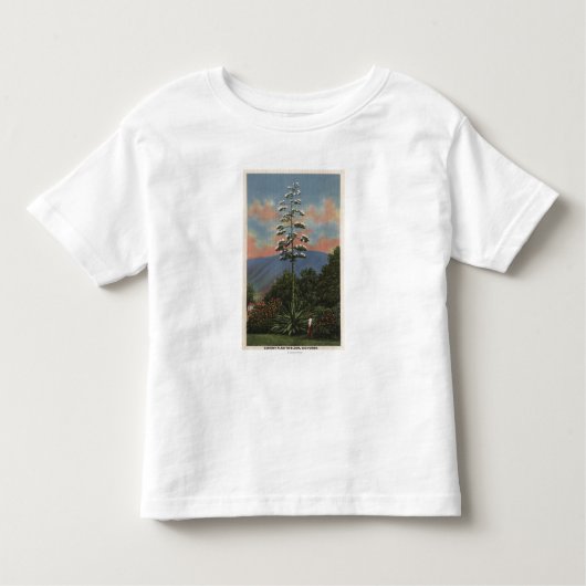 CaliforniëCentury-Plant in Bloom Kinder Shirts (Voorkant)