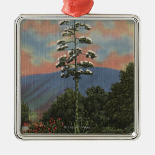 CaliforniëCentury-Plant in Bloom Metalen Ornament
