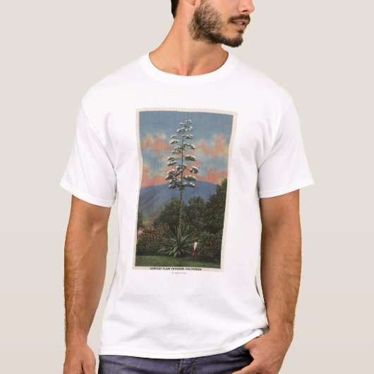 CaliforniëCentury-Plant in Bloom T-shirt (Voorkant)