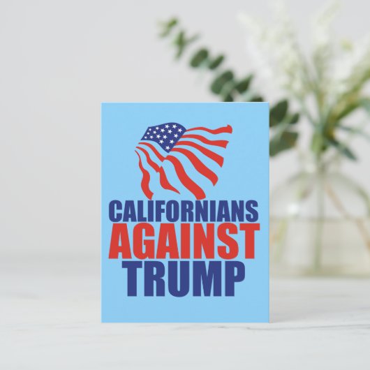Californiërs tegen Trump Briefkaart (Staand voorkant)