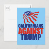 Californiërs tegen Trump Briefkaart (Voorkant / Achterkant)