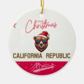 CALIFORNISCH GEÏNSPIREERD VLAGKERAMISCH ORNAMENT (Voorkant)