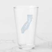 Californisch huis met houtnerf glas (Achterkant)