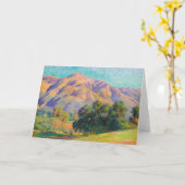 Californisch landschap | Arthur Merton Hazard Kaart (Gele Bloem)