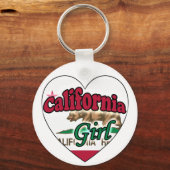 Californisch meisje sleutelhanger (Voorkant)