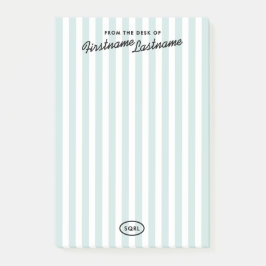 Californisch resort-geïnspireerd gestreept memo post-it® notes