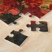 Californisch Strand | Impressionistische Kustkunst Legpuzzel (Zijkant)