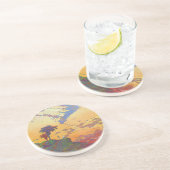 Californisch zandsteen Onderzetter (Zijkant)